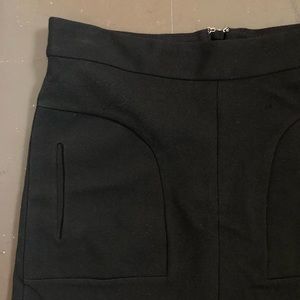 Anthropologie Maeve Novato skirt black size 10